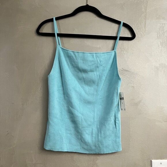 Anthropologie Rashida Sweater Tank Top Blue Medium NWT - Picture 3 of 4